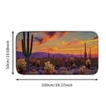thumbnail image 5 of ONETECH Cactus Plants Sunset Desert Doormat Entrance Mat Non-Slip Durable for Home Entrance 19.68*39.37 in, 5 of 6