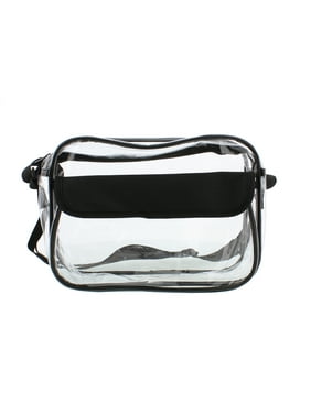RC Clear Purse 11” x 8” x 4” NFL Stadium Approved Bag with Zipper Shoulder Strap
