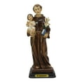 thumbnail image 2 of Saint Anthony of Padua Carrying Baby Jesus and Lily Flowers Statue 8.25" Tall, 2 of 4