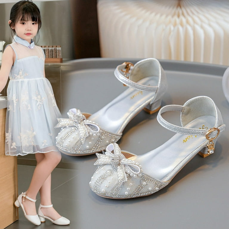 girls silver dress shoes SOPHIE 17 Krystal Heel Silver Rhinestones SIZE 13 M every step is a dance and every occasion is a celebration. Silver Baby Girls' (0-8) Dress