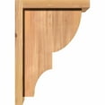 thumbnail image 3 of 7 1/2"W x 10"D x 14"H Ridgewood Smooth Corbel w/Backplate, Western Red Cedar, 3 of 9