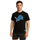 thumbnail image 1 of NFL Playera Aficionado Básica Detroit Lions Negro para Hombre, Talla Grande, 1 of 9