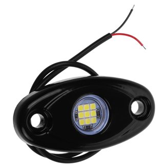 IJDMTOY Universal Motorcycle License Plate LED Light Bar - Adjustable Angle Xenon White, Fits Most Motorcycles, ATVs & Dirt Bikes