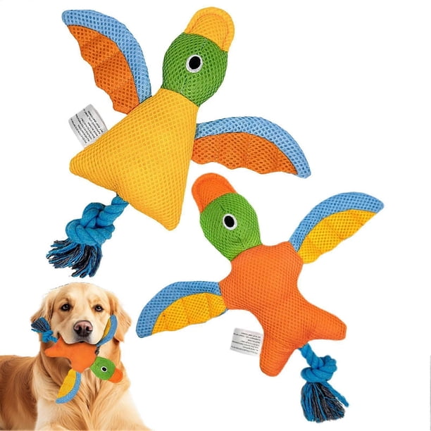 Chog Toys Squeaky Dog Toy, Squeaky Bird Toy, Hard Chew Toy, Plush Cotton Toy