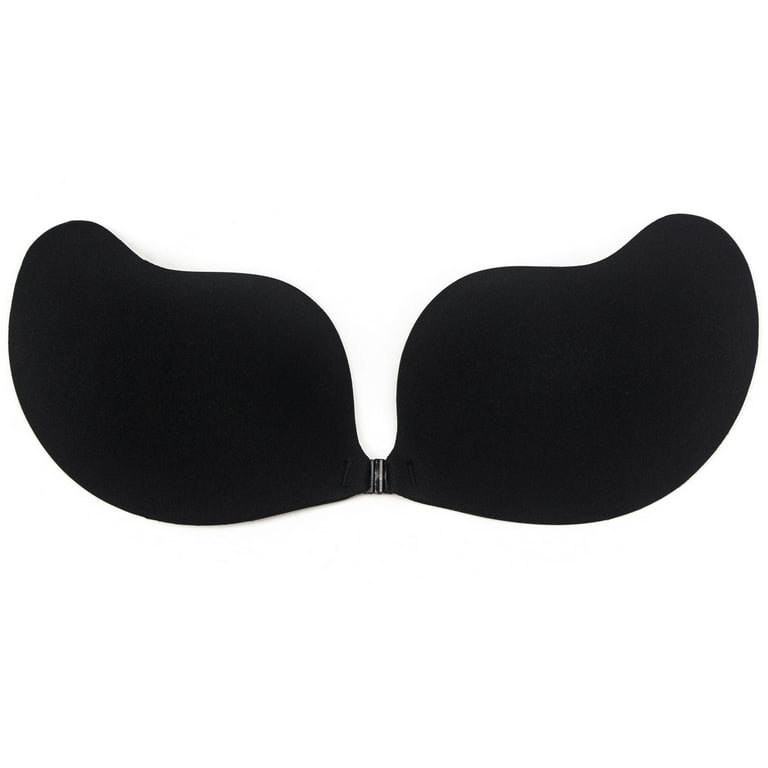 Women Sticky Bra Without Strap Blackless Silicone Push Up Bralette  Underwear One Piece Adhesive Invisible Strapless Bra Seamless