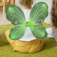 thumbnail image 2 of Butterfly Costume d'Enfant Butterfly pour Fête de Mascarade Carnavals Vert, 2 of 10