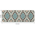 thumbnail image 7 of Brown Triangular Geometric Pattern Kitchen Rug Mat,Kitchen Runner Rugs Non Skid Washable,Decorative Kitchen Floor Mats for Kitchen,Sink,Laundry,17"x47.2", 7 of 7
