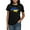 Black, variant on CafePress - Ukraine Flag And Map Women's Dark T Shirt - Women's Traditional Fit Dark T-Shirt