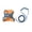 Blue-Orange, variant on bestolf Pet Harness Cat Halter Soft Vest with Cat Leash Reflective Safety Harness for Walking And ing (Blue-Orange S)