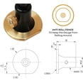 thumbnail image 4 of Clarke Brothers Wheel Marking Gauge - Woodworking Marking Scriber Kit With 2 Replacement Cutters - Wood Marking Tools With Graduated Inch & MM Scale - Solid Metal Bar Wood Scribe Tool For Carpenter, 4 of 4