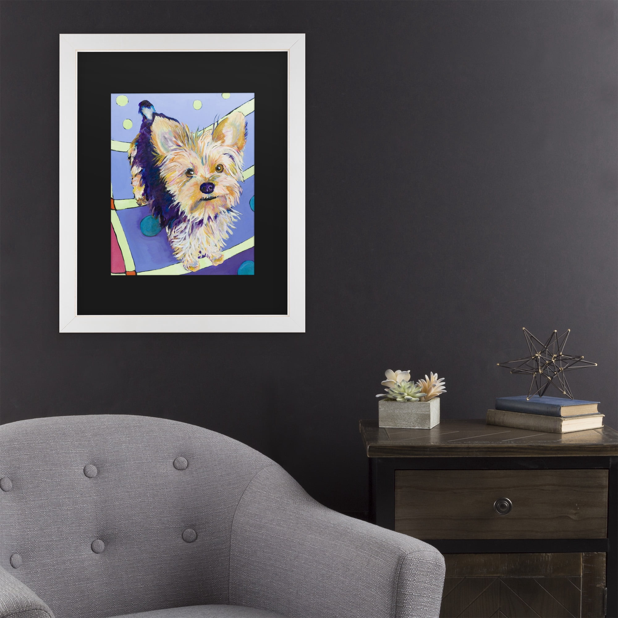 Trademark Fine Art 'Claire' Canvas Art by Pat Saunders-White