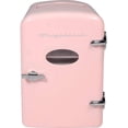 thumbnail image 1 of Frigidaire EFMIS175-PINK Mini refrigerador portátil, retro, 9 latas, rosa Frigidaire EFMIS175-PINK, 1 of 4