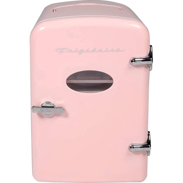 Frigidaire EFMIS175-PINK Mini refrigerador portátil, retro, 9 latas, rosa Frigidaire EFMIS175-PINK