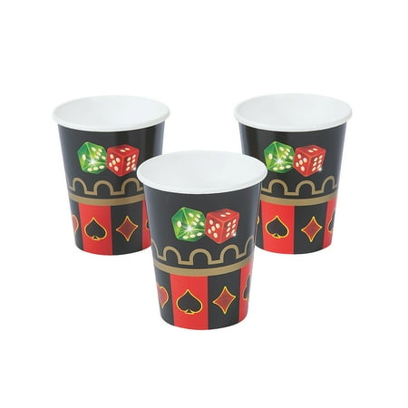 Casino Nights Cup - Party Supplies - 8 Pieces