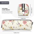 thumbnail image 3 of Rocae Floral for Pen and Marker Pouch with Zipper for Men and Women, Stationery Bag Pen Holder for Work and Office, 3 of 9
