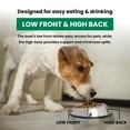 thumbnail image 6 of Iconic Pet Heavy Weight Non-Skid Easy Feed High Back Pet Bowl For Dog Or Cat, 24 Oz, 3 Cup, 6 of 8