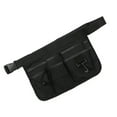 thumbnail image 4 of NICEXMAS Black Garden Waist Bag with Hanging Pouch and Utility Pockets, Apron Style for Organized Gardening Tools, 4 of 8