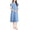 Blue, variant on NY Threads Women's Hospital Gown Soft and Stylish Patient Gown, Small-Medium, White Rose - Pink