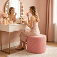 thumbnail image 5 of XIBUFE 2026 New Small Sponge Velvet Changing Ottoman for Bedroom,Nursery,Living Room,Closet Pink, 5 of 7