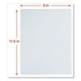 thumbnail image 6 of Universal 3 mil Laminating Pouches, Matte Clear, 9 in. x 11.5 in., 100 Pieces per Box, 6 of 7