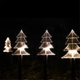 thumbnail image 3 of Xihbxyly Luces Solares Navideñas, Paquete de 5, Decoración para Jardín Exterior, Papá Noel, Copo de Nieve, Patrones de Árboles, Energía Solar, Fácil Instalación, Decoración para Caminos de Jardín, Lu, 3 of 5