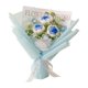 thumbnail image 1 of Ramo de flores de ganchillo hecho a mano, flor preservada, flor tejida terminada para Estilo G, 1 of 9