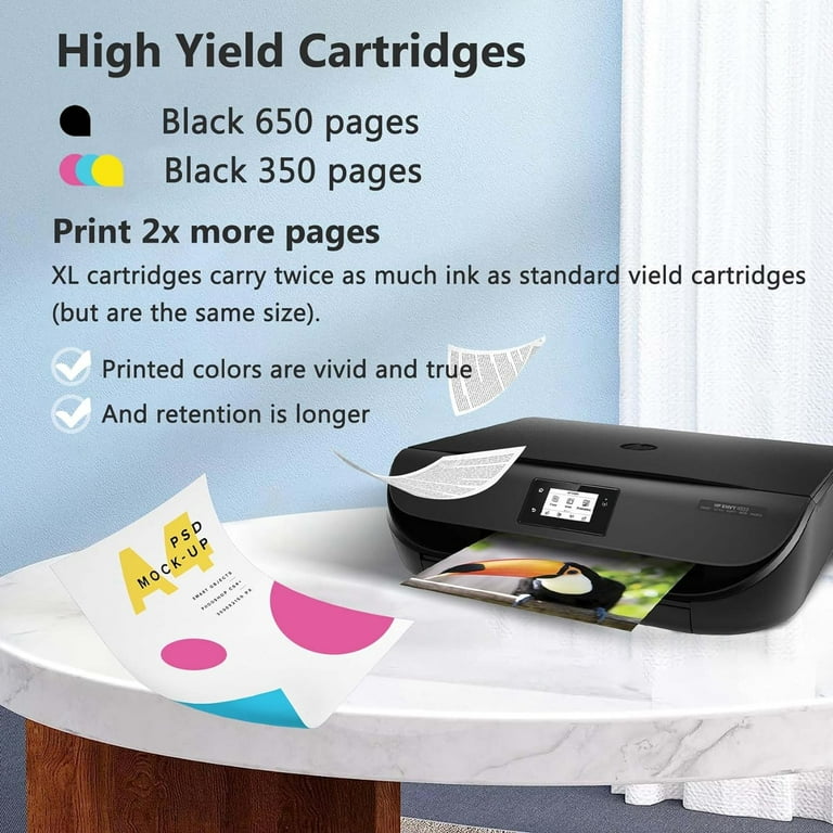 61XL Ink Cartridge Combo Pack High Yield Replacement for hp