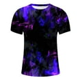 thumbnail image 5 of Camisas de Manga Larga para Hombres Blusa de Cuello Redondo de Impresión Cómoda, Camisa Casual de Poliéster para Uso Diario, de Fiesta Y de Primavera de Verano, 5 of 5