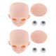 thumbnail image 1 of 2 s de licencia frontal de cuerpo de muñeca articulada 1/ licencia trasera y de ojos 3D para muñeca BJD de 60 cm, carcasa de Yotijar Cabeza de placa frontal de muñeca, 1 of 6