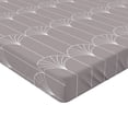 thumbnail image 4 of Art Deco Fitted Sheet, Simple Lines Lattice Art Nouveau Style Vintage Grid Abstract Motif Print, Decorative Soft Bedding All-round Elastic Pocket, Twin Size, Warm Taupe and White, by Ambesonne, 4 of 5