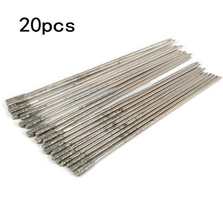 

20PCS Diamond Drill Bit For Glass Tile Ceramic Jewelry Agate Hole Drill Tool