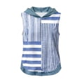 thumbnail image 4 of GERsome Hooded Tank Tops Women's Sleeveless Shirts Trendy Print Color Block Summer Casual Blouses Size XL, 4 of 7