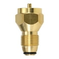 thumbnail image 4 of Adaptador Lixada Safety POL Adaptador Adaptador de recarga de propano Latón macizo Regulador Válvula Tomshoo Adaptador, 4 of 7
