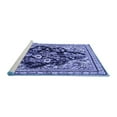 thumbnail image 2 of Ahgly Company Machine Washable Indoor Rectangle Persian Blue Traditional Area Rugs, 6' x 9', 2 of 4