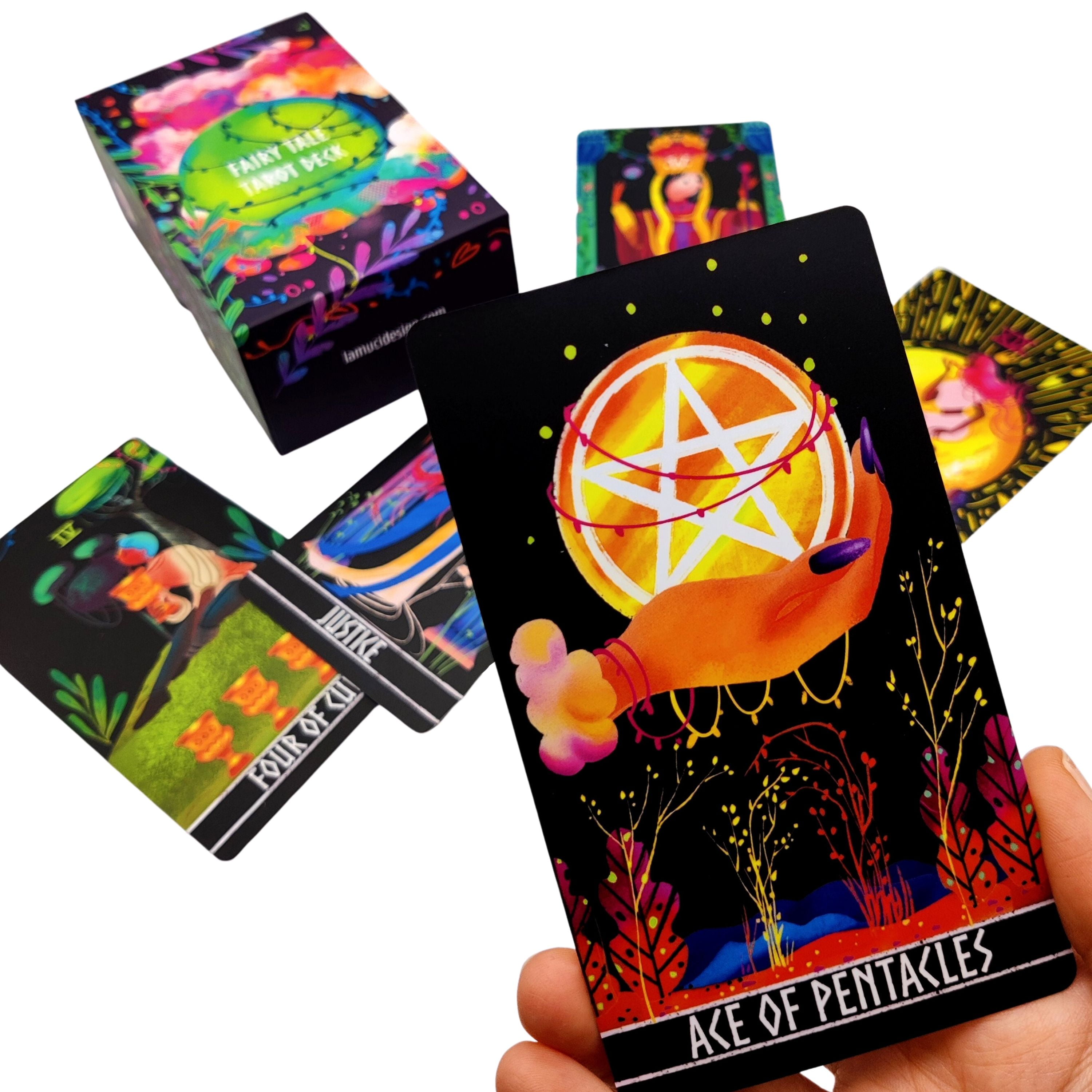 La Muci Fairy Tale Tarot Card Games with Guidebook 350gsm art paper