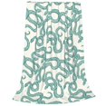 thumbnail image 2 of Fuzoiu Hand Drawn Snake Print Ultra-Soft Micro Fleece Blanket,All Seasons Flannel Throw, Lightweight Blanket for Bed, Sofa, Couch, Movie Night, Camping, and Travel-40"x30", 2 of 7