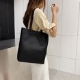 thumbnail image 4 of Tote Bag for Women Solid Color Casual Versatile CrossBody Purse Lightweight Large Capacity Shoulder Bag Trendy Travel Shopping Work Bag Tote Handbag, 4 of 7