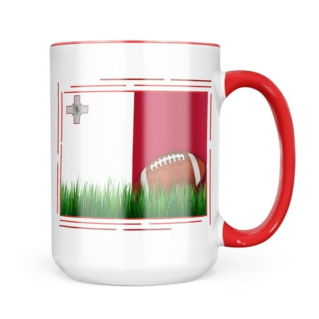 

Neonblond Football with Flag Malta Mug gift for Coffee Tea lovers