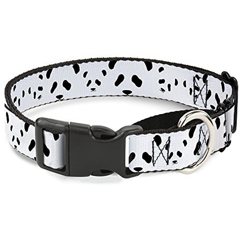 Buckle-Down Martingale Dog Collar - Panda Bear Repeat - 1" Wide - Fits 15-26" Neck Size - Large