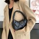 thumbnail image 3 of Bolso Bolso acolchado para mujer, Bolso de mano, Bolso acolchados, Bolso con asa superior acolchada (negro), 3 of 7