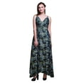 thumbnail image 1 of Bimba Floral Ladies Printed Resort Maxi DrawstringDressSpaghetti Strap Beach Wear-XXX-Large, 1 of 6