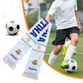 thumbnail image 4 of Bufanda personalizada de 140x130cm bufandas de fútbol estampadas de doble cara bufanda de algodón para animar al aficionado al fútbol ​​regalo para hombres y mujeres, 4 of 5