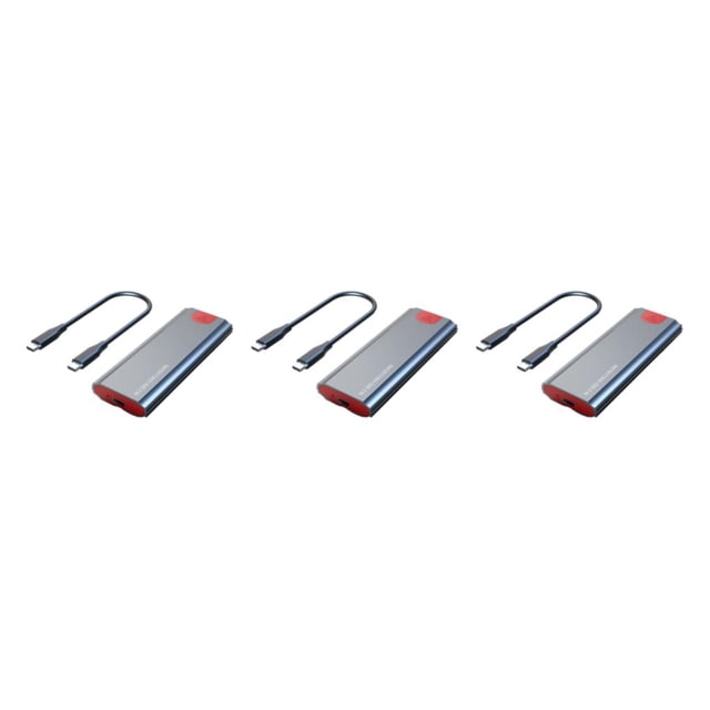 Injueey M.2 NVMe SSD Enclosure Case HDD Box USB-C Disco duro móvil sin herramientas Type4 NO4