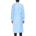 thumbnail image 2 of Halyard Basics Disposable Non-Reinforced Surgical Gown with Towel Blue Large 20 Ct, 2 of 6