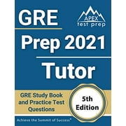 Pre-Owned GRE Prep 2021 Tutor: GRE Study Book and Practice Test Questions [5th Edition] Paperback
