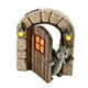 thumbnail image 1 of Dinosaurio afuera de la puerta, arte de patio, caprichoso, escultura de árbol, novedad de jardín, Dinosaurio de puerta abierta, 1 of 9