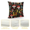 thumbnail image 4 of GOSMITH  Mushroom Pillow Cover,Set of 2 18X18 Inch Wild Mushroom Pillow Cushion Cases,3D Printed Multicolor Plant Mushroom Pattern Throw Pillow Cover for Bedroom Sofa Couch Porch Patio,Soft Microfiber, 4 of 5