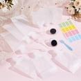 thumbnail image 4 of 9 Pack Travel Pouches Toiletries Transparent Portable Fluid Packing Bags Refillable Empty Squeeze Pouch with Funnel Clear, 4 of 5