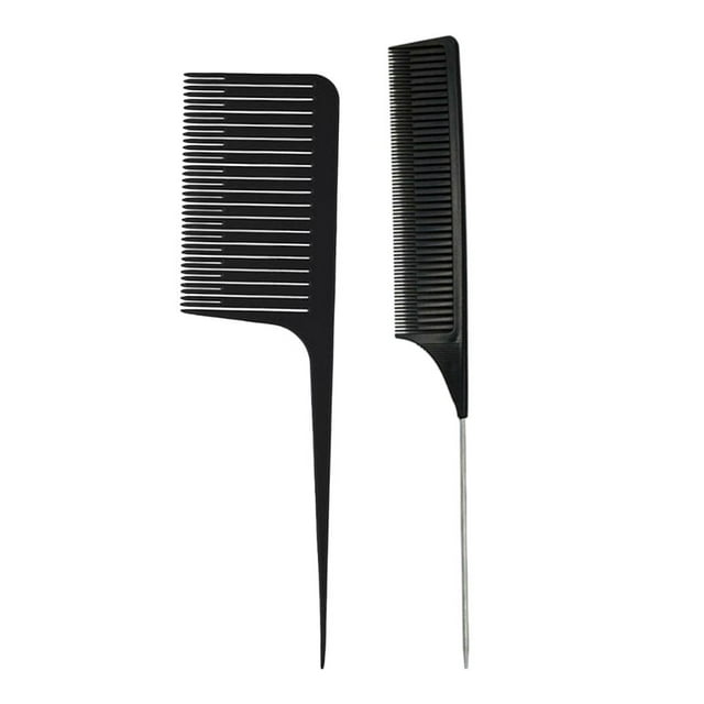 Tejido que las peinetas cabe, herramienta de shamjiam Peine para el cabello con reflejos negros