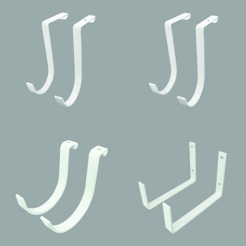 SafeRacks Accessory Hook Package Standard, White